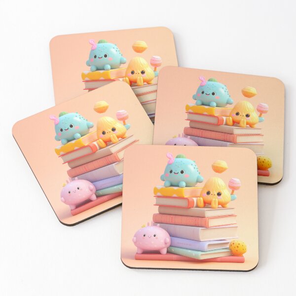 Item preview, illustration books in the style of kawaii art designed and sold by Nanthikan.