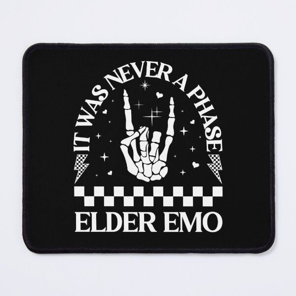 Item preview, Elder Emo Rock On Skeleton Checkerboard designed and sold by darkskydelights.