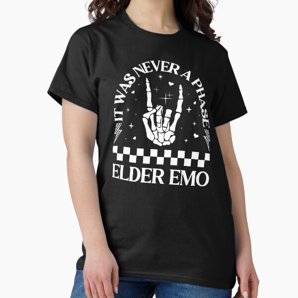 Item preview, Elder Emo Rock On Skeleton Checkerboard designed and sold by darkskydelights.