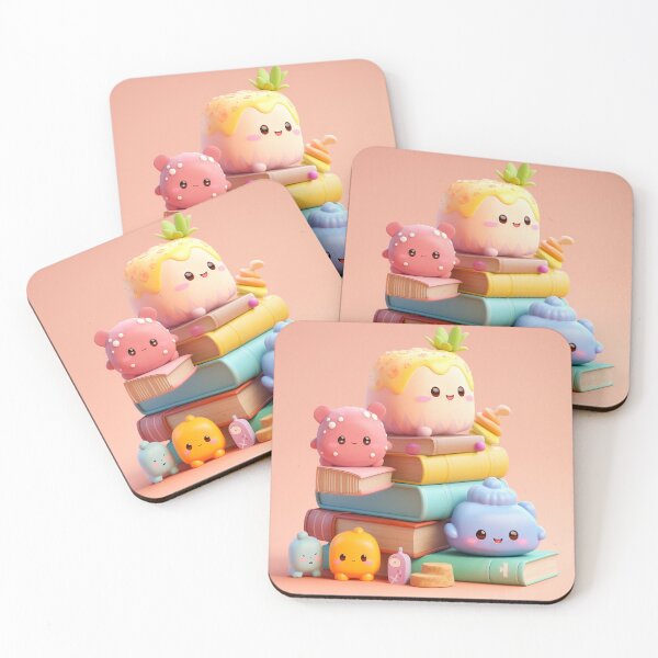 Item preview, illustration books in the style of kawaii art designed and sold by Nanthikan.