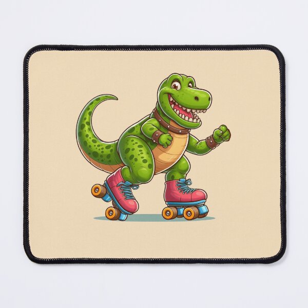 Item preview, Dinosaur Roller Skating  designed and sold by Myra365Art.