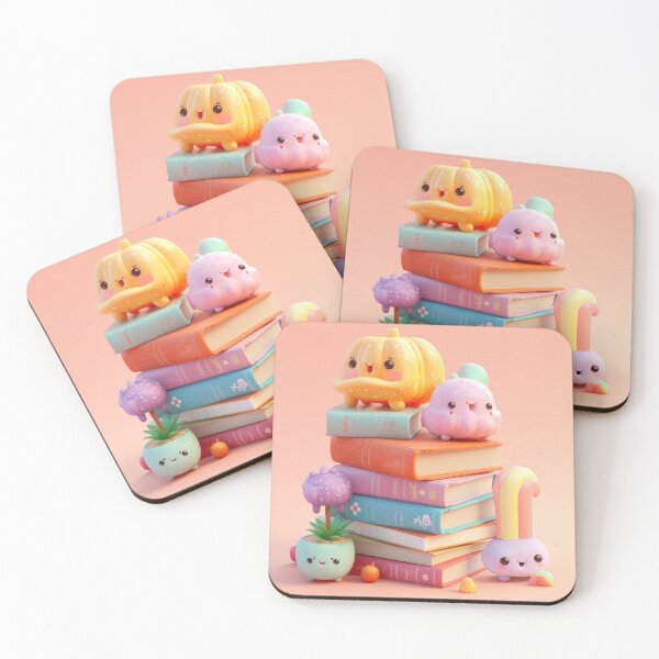 Item preview,  illustration books in the style of kawaii art designed and sold by Nanthikan.
