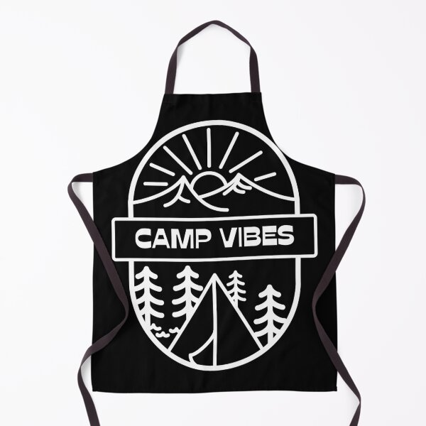 Item preview, Camp Vibes With Mountains Background Line Art Style designed and sold by ILOVEART247.