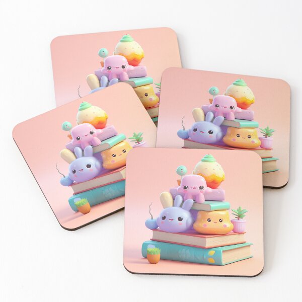 Item preview,  illustration books in the style of kawaii art designed and sold by Nanthikan.