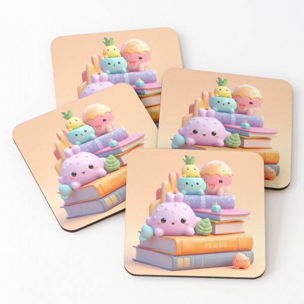 Item preview,  illustration books in the style of kawaii art designed and sold by Nanthikan.