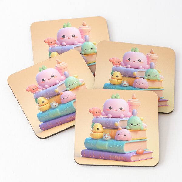 Item preview,  illustration books in the style of kawaii art designed and sold by Nanthikan.