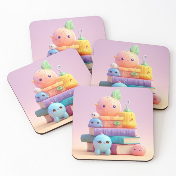 Item preview,  illustration books in the style of kawaii art designed and sold by Nanthikan.