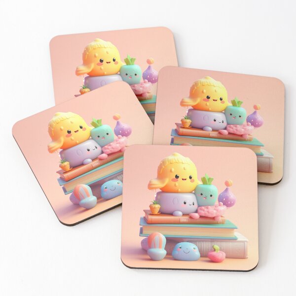 Item preview, illustration books in the style of kawaii art designed and sold by Nanthikan.