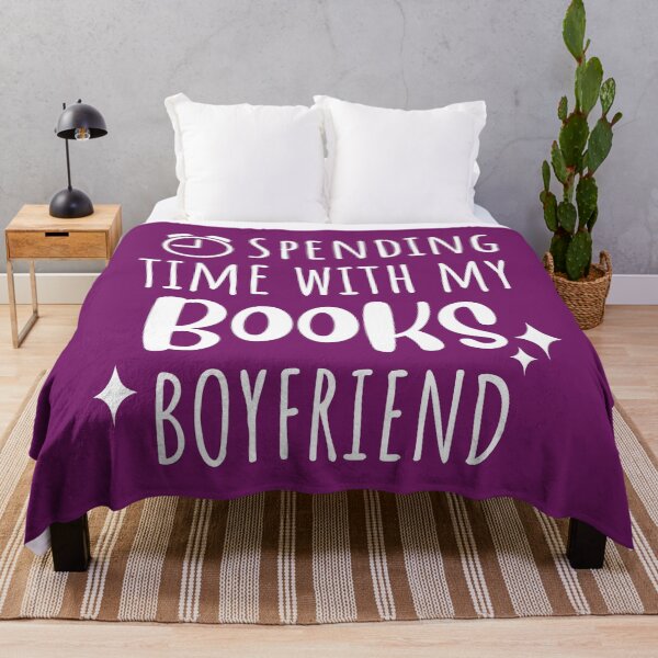 Item preview, Spending Time With My Book Boyfriend Bookish Aesthetic Book Lover designed and sold by BookishSerena.