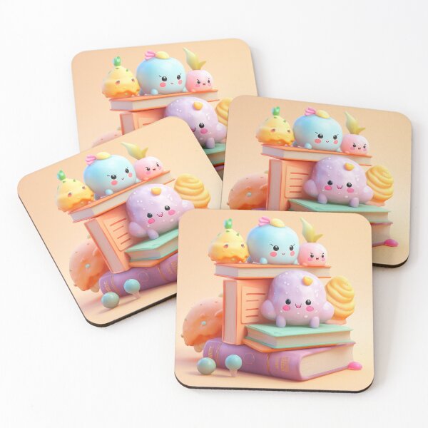 Item preview, illustration books in the style of kawaii art designed and sold by Nanthikan.