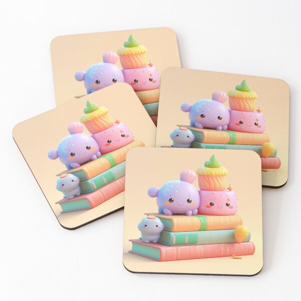 Item preview, illustration books in the style of kawaii art designed and sold by Nanthikan.
