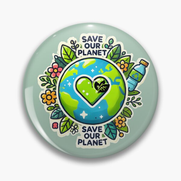 Item preview, Save Our Planet - Earth Conservation Artwork designed and sold by AmvaDesigns.