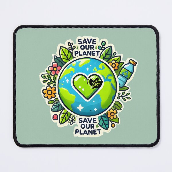 Item preview, Save Our Planet - Earth Conservation Artwork designed and sold by AmvaDesigns.