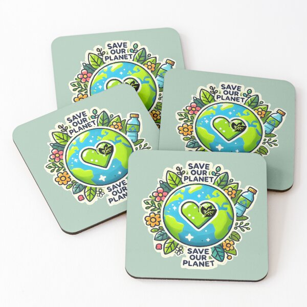 Item preview, Save Our Planet - Earth Conservation Artwork designed and sold by AmvaDesigns.