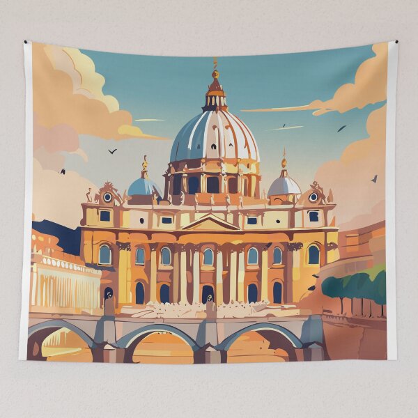 Item preview, St Peter's Basilica Vatican City Rome Italy designed and sold by TheJoeyStudio.