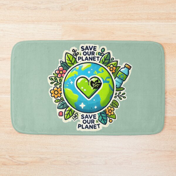 Item preview, Save Our Planet - Earth Conservation Artwork designed and sold by AmvaDesigns.