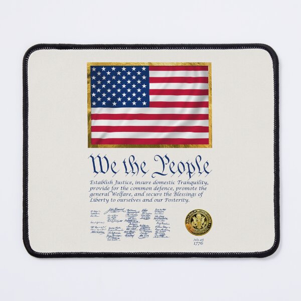 Item preview, We The People, United States Preamble with Signatures & Gold Seal designed and sold by TQDitty.