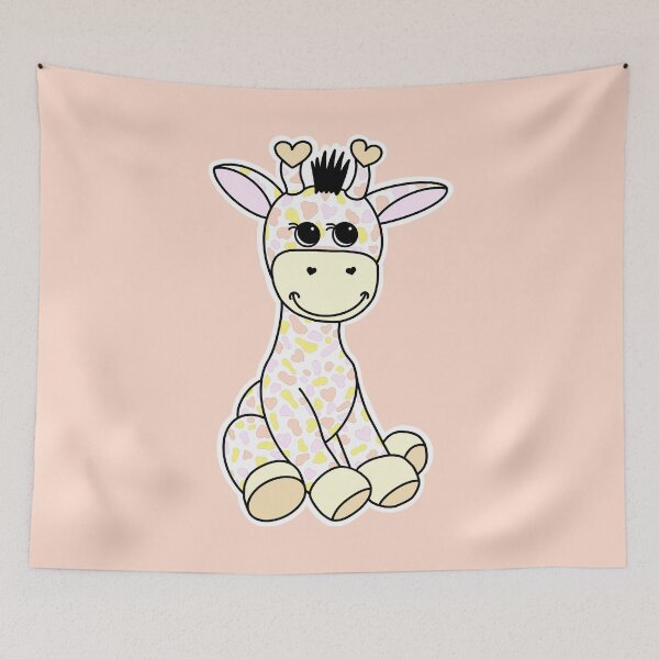 Item preview, Cute Pangender Pride Flag Giraffe Pastel designed and sold by JoyfulJen.