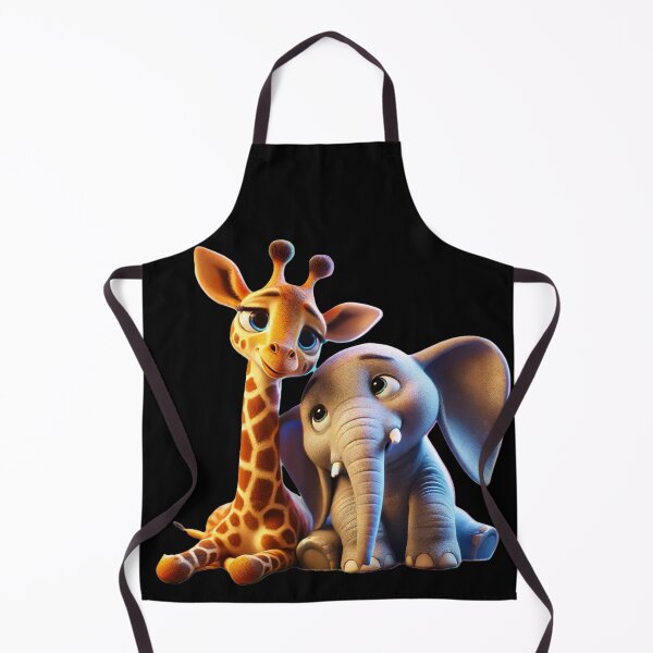 Item preview, Giraffe and Elephant: An Inseparable Duo designed and sold by AmigosFurEver.