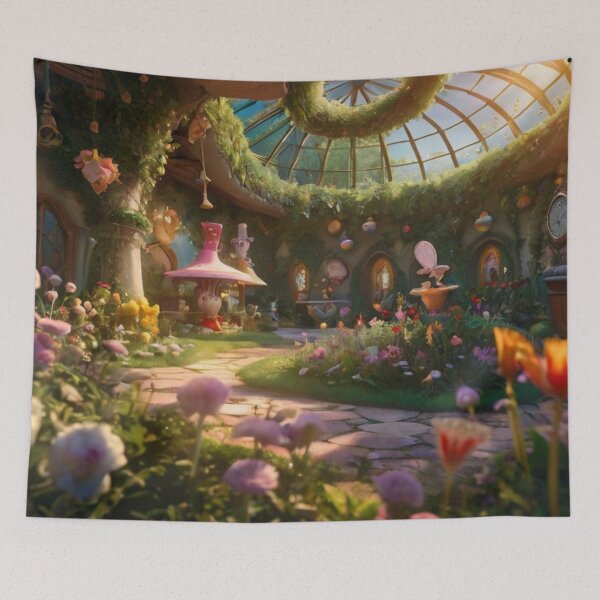 Item preview, Magical Garden Oasis in Fairytale Room designed and sold by BlareBlare.