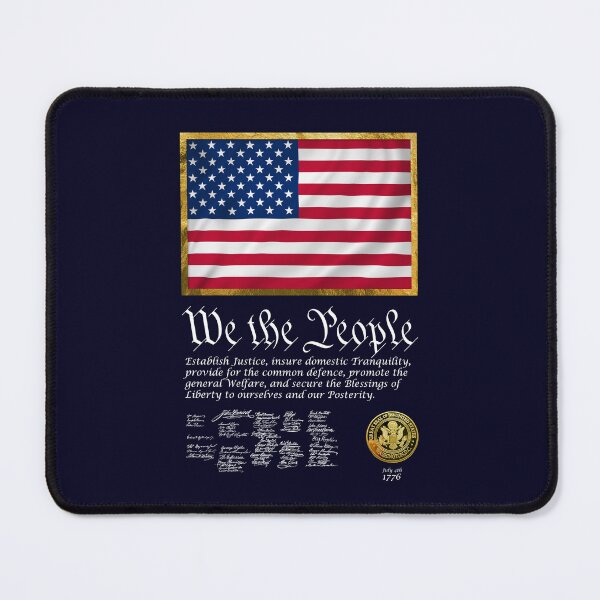 Item preview, We The People, United States Preamble with Signatures & Gold Seal designed and sold by TQDitty.
