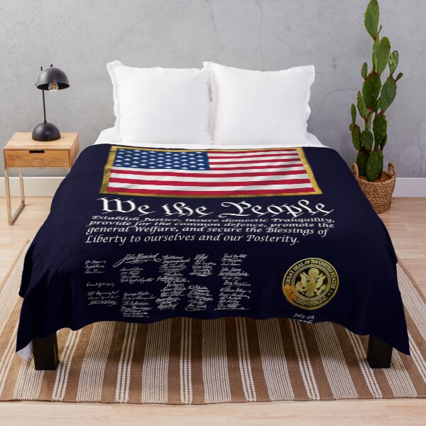 Item preview, We The People, United States Preamble with Signatures & Gold Seal designed and sold by TQDitty.