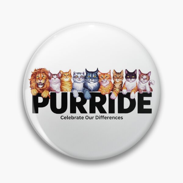 Item preview, PURRIDE Cats- Celebrate Our Differences designed and sold by 17trifecta.