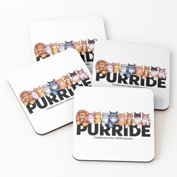 Item preview, PURRIDE Cats- Celebrate Our Differences designed and sold by 17trifecta.