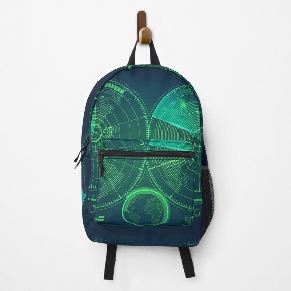 Item preview, green world map military radar designed and sold by NiamLab.