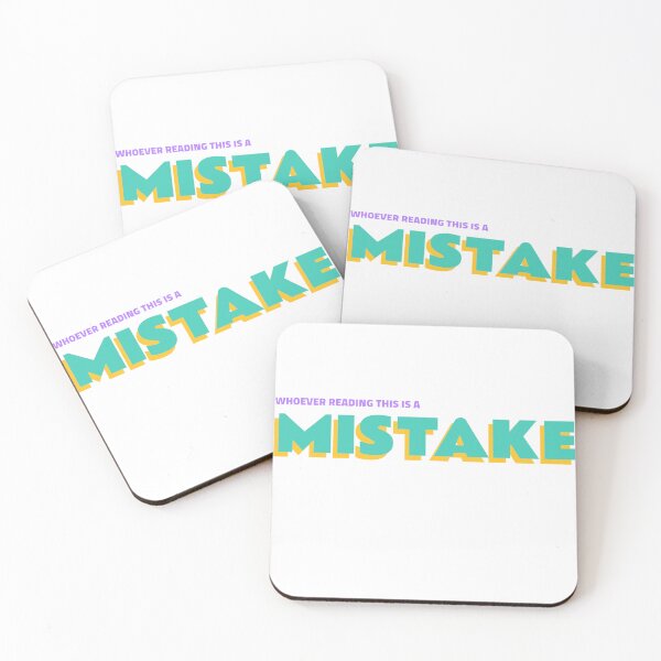 Item preview, Whoever Reading This is a Mistake Design designed and sold by ERROR-STORE.