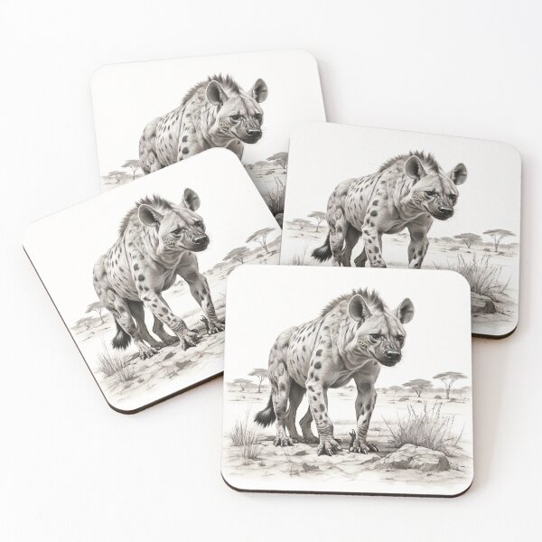 Item preview, Pencil drawn Hyena designed and sold by Pencil-Art.