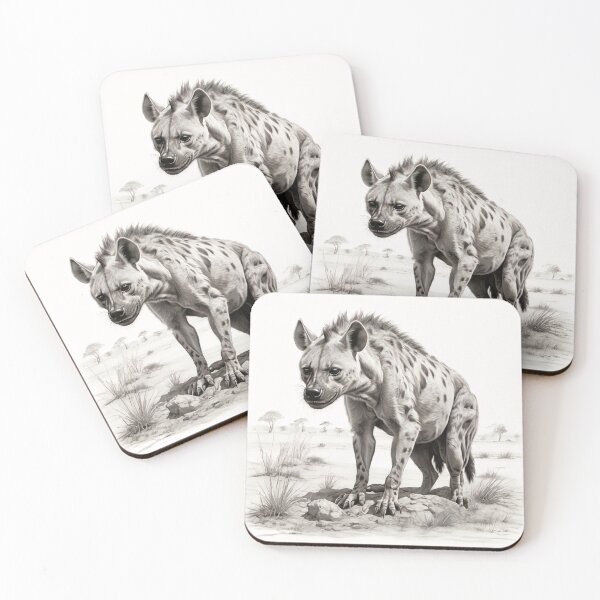 Item preview, Pencil drawn Hyena designed and sold by Pencil-Art.