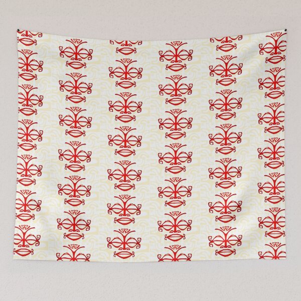 Item preview, TIKI TAAROA (red) designed and sold by Nesian-Tahiti.