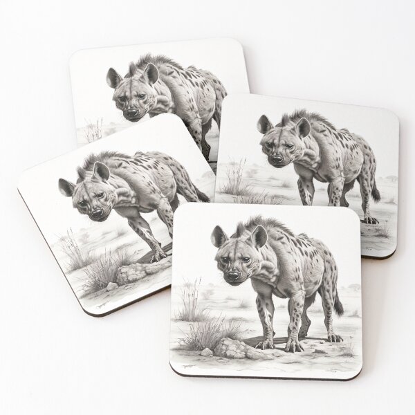 Item preview, Pencil drawn Hyena designed and sold by Pencil-Art.