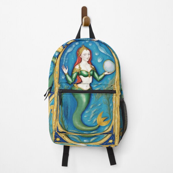 Item preview, Mermaid with Crystal ball- Renaissance Style Painting designed and sold by AuroraXGreen.