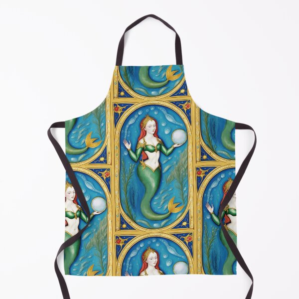 Item preview, Mermaid with Crystal ball- Renaissance Style Painting designed and sold by AuroraXGreen.