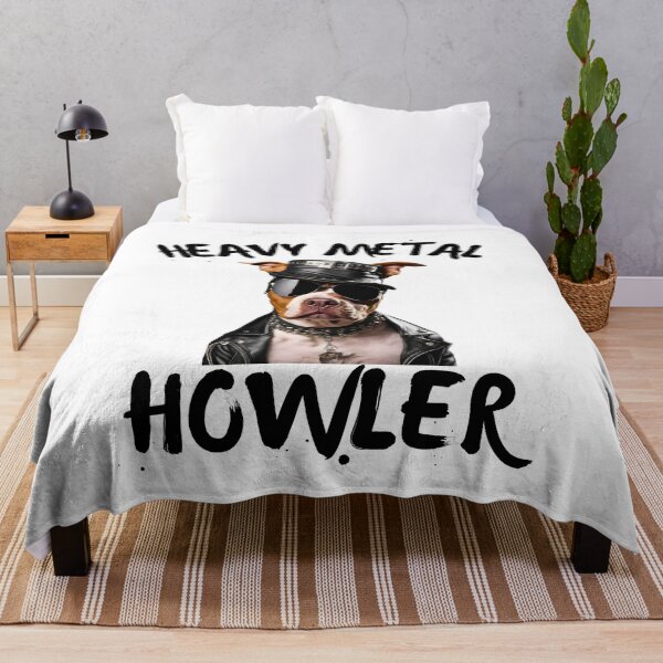 Item preview, Heavy Metal Howler Pitbull designed and sold by Fredster1966.