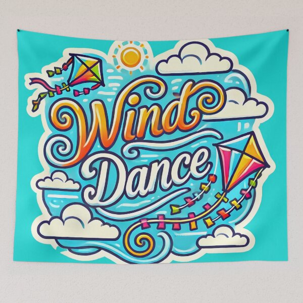 Item preview, Wind Dance - Colorful Kite Art designed and sold by AmvaDesigns.