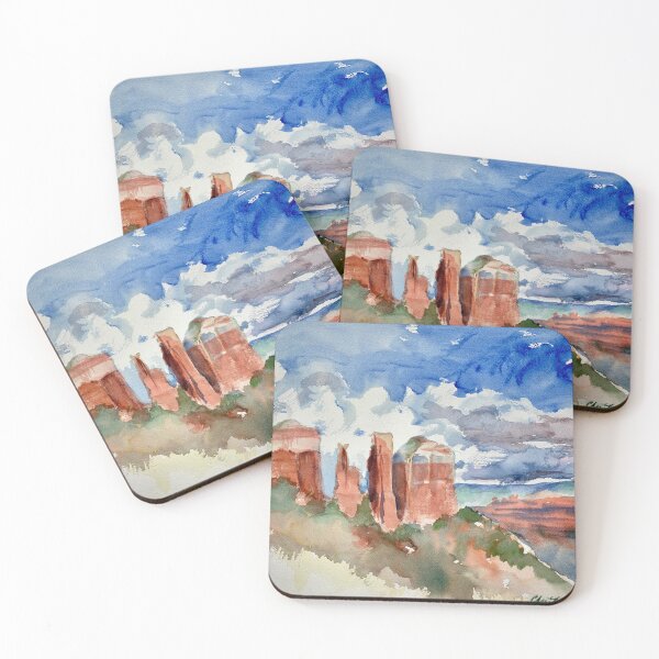 Item preview, Sedona's Cathedral Rock Under Turbulent Skies designed and sold by CLiskeArt.