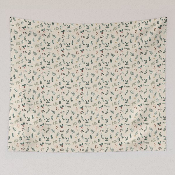Item preview, Organic Christmas beige natural plants designed and sold by amee _artshop.
