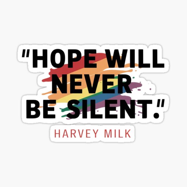 Aperçu de l'œuvre L'espoir ne sera jamais silencieux -Harvey Milk créée et vendue par 17trifecta.