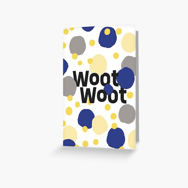 Woot Woot Party Confetti Greeting Card