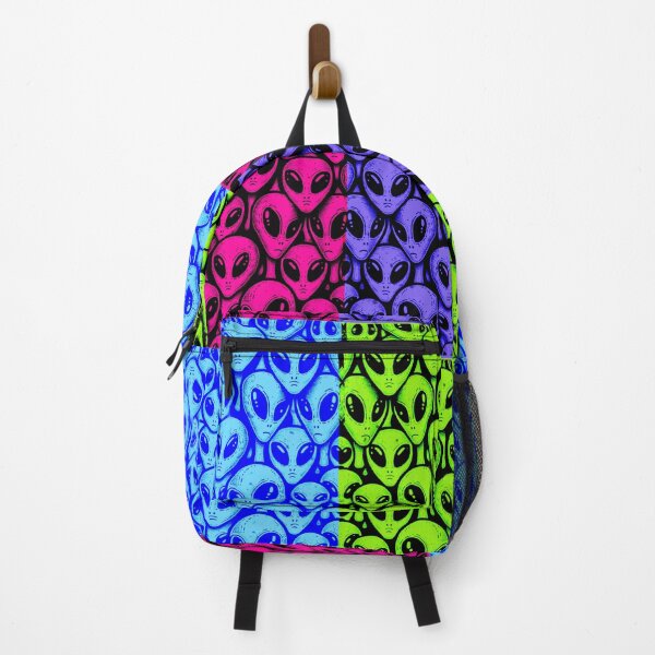 Item preview, Alien pop art tile pattern designed and sold by LaVacheDesign.