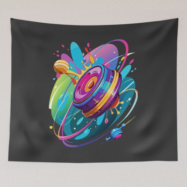 Item preview, Playful Neon Yo-Yo designed and sold by SebTees.