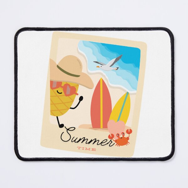 Item preview, Summer time Cute Pineapple on the Beach designed and sold by Inspirely.