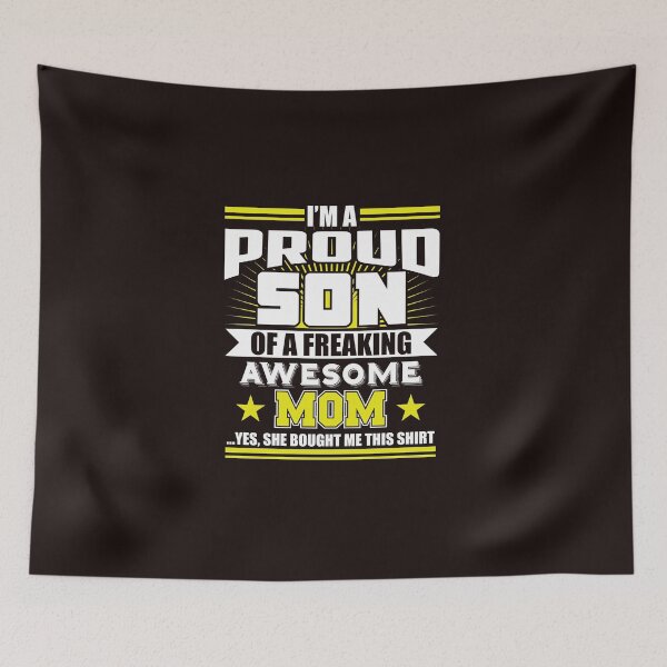 Item preview, Proud son of an awesome mum designed and sold by redkent.