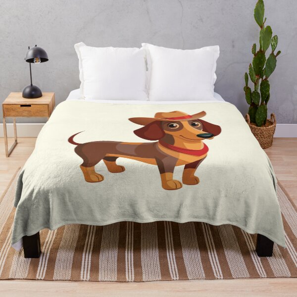 Item preview, Cowboy Dachshund - Cute Western Puppy Dog in a Hat designed and sold by Lovekica.