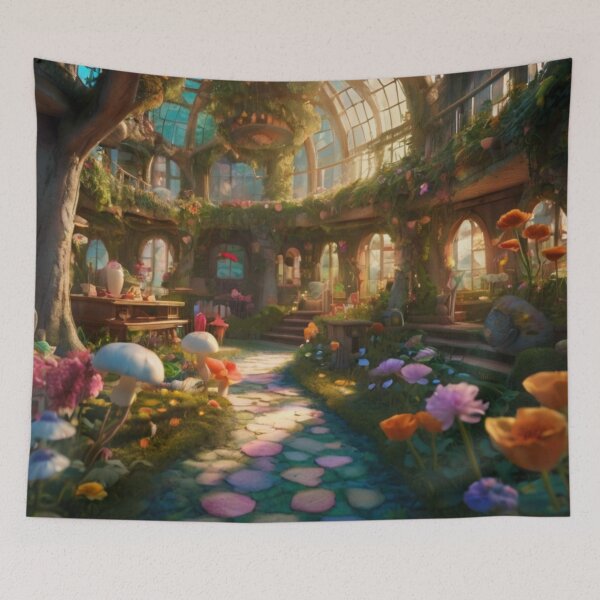 Item preview, Wonderland's Enchanted Garden Sanctuary designed and sold by BlareBlare.