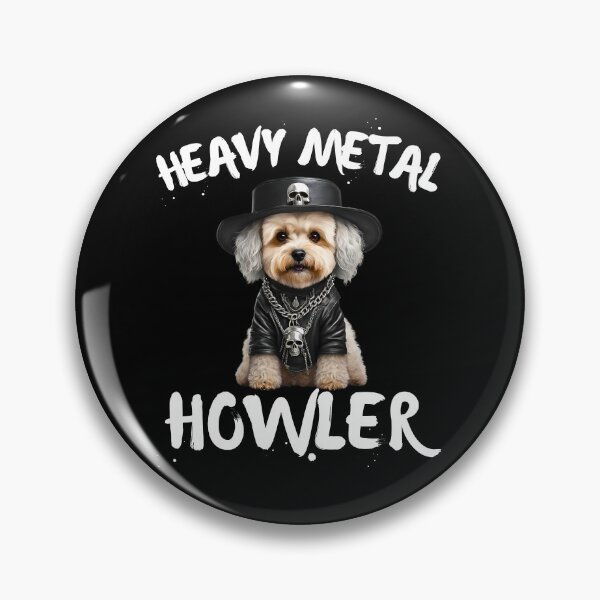 Item preview, Heavy Metal Howler Maltipoo designed and sold by Fredster1966.