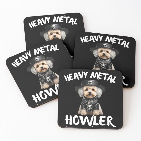 Item preview, Heavy Metal Howler Maltipoo designed and sold by Fredster1966.